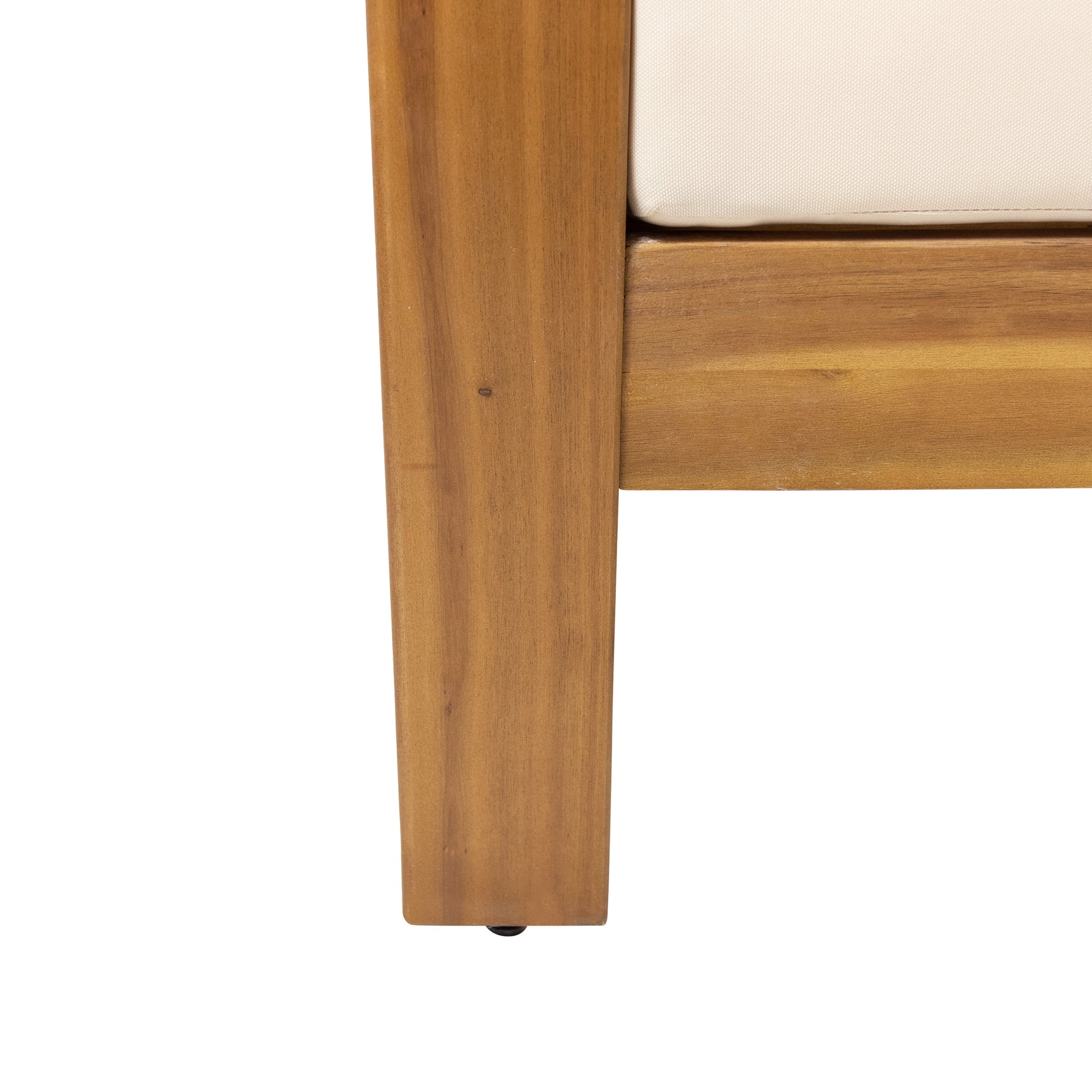 Table en acacia extérieure eprolo en bois d'acacia naturel, idéal pour terrasse ou jardin