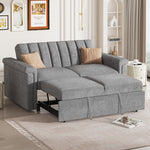 Canapé convertible U_STYLE eprolo avec coussin souple, en position de lit pour deux personnes, siège confortable et pratique.
