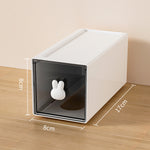 Boîte de rangement en plastique eprolo avec plusieurs tiroirs pour stockage de bureau, capacité grande et design pratique.