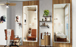 Miroir LED de salle de bain mural 72x32 pouces avec cadre en aluminium, 3 modes de couleur, miroir pleine longueur, marque eprolo