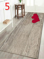 Tapis en bois imprimé "Home" de style moderne, pour salon ou chambre, lavable, décor intérieur, tapis d'accueil en bois peint.
