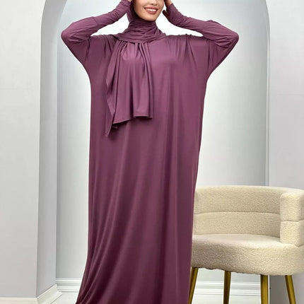 Women's Muslim Robe Polyester Fiber