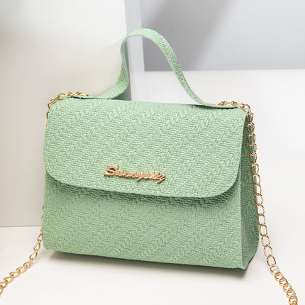Simple Embossed Chain Simple Handbag