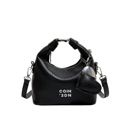 Fashionable Litchi Pattern Commuter Messenger Bag