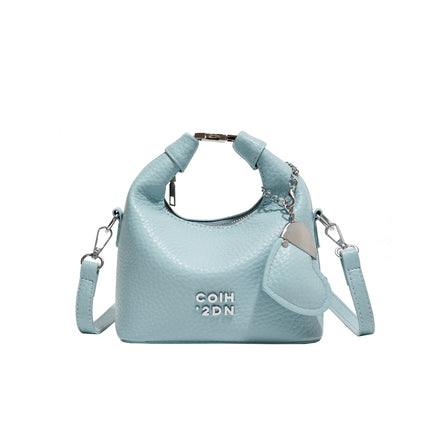 Fashionable Litchi Pattern Commuter Messenger Bag