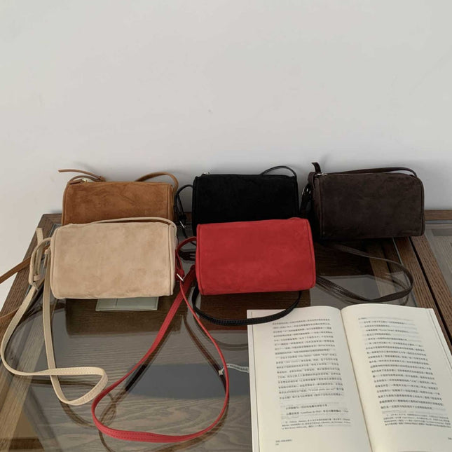 Suede Underarm Mini Small Handbag