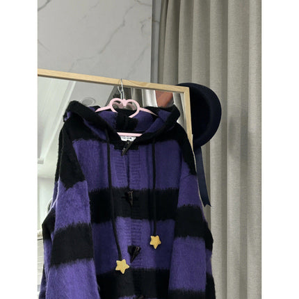 Star Stripes Sweater Sweater Autumn And Winter Thickened