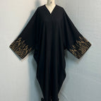 Black Gold Flowers / Free Size