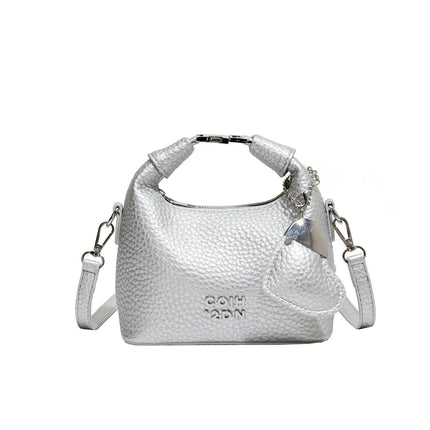 Fashionable Litchi Pattern Commuter Messenger Bag