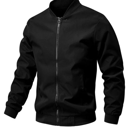 Casual Men's Baseball Coat Top Loose Flight Jacket