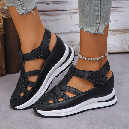Wedge Roman Women's Magic Stick Shoes Platform Casual Shoes