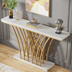 Meuble d'entrée moderne eprolo, table simple et créative contre le mur, meuble d'entrée luxueux et élégant pour couloir.