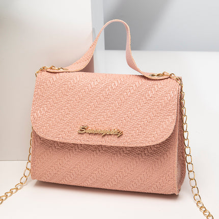 Simple Embossed Chain Simple Handbag