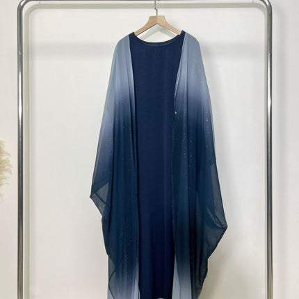 Women's Muslim Dress Galaxy Flash Robe Dress