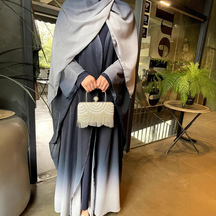Women's Muslim Dress Galaxy Flash Robe Dress