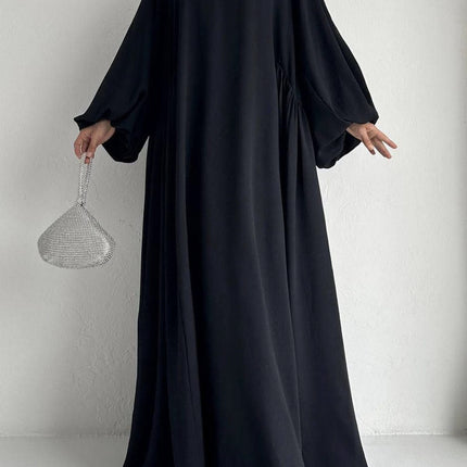 Middle East Muslim Women's Wear Plain Clothing Robe