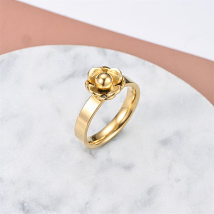 Fashionable Elegant Stainless Steel Non-fading Titanium Steel Couple Rings