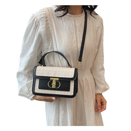 Popular Small Square Style New Stylish Good Texture Women's Shoulder Messenger Bag