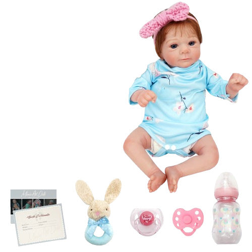 17-inch Simulation Baby Doll Floral Clothing