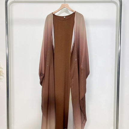 Women's Muslim Dress Galaxy Flash Robe Dress