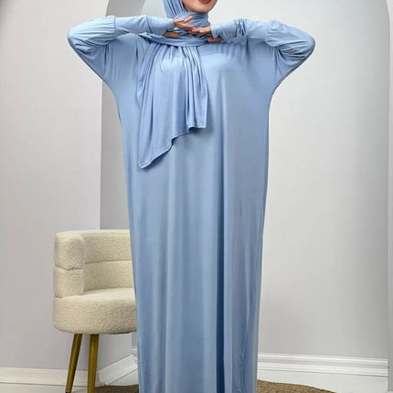 Women's Muslim Robe Polyester Fiber
