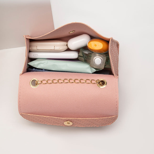 Simple Embossed Chain Simple Handbag