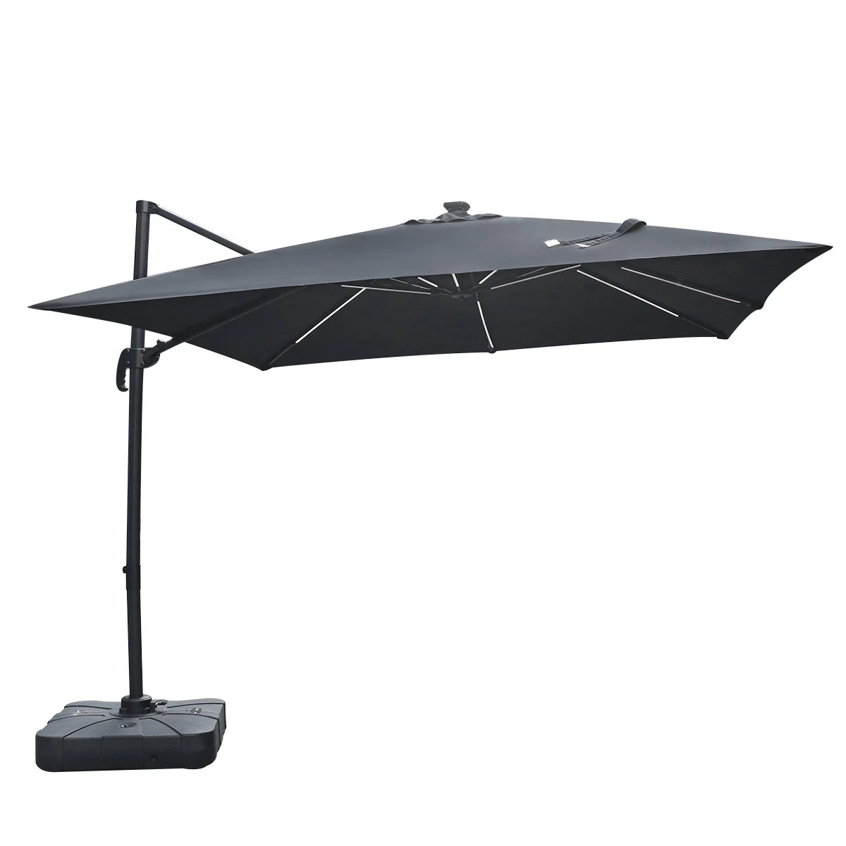 Parasol moderne ModernGarden Bali de la marque Novah, structure élégante et toile résistante pour extérieur.