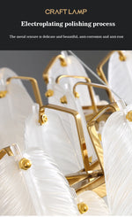 Lustre moderne pour plafond de la marque Novah avec design élégant et ampoules suspendues, en verre transparent.