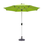 Parasol extérieur Novah 2022, grand parapluie de jardin avec tissu résistant et structure en aluminium pour l'ombre en plein air.
