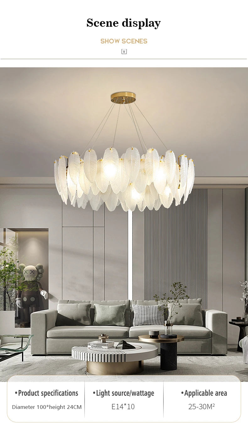 Lustre moderne Novah au plafond avec design élégant en métal et lumière douce, suspendu dans un intérieur contemporain.