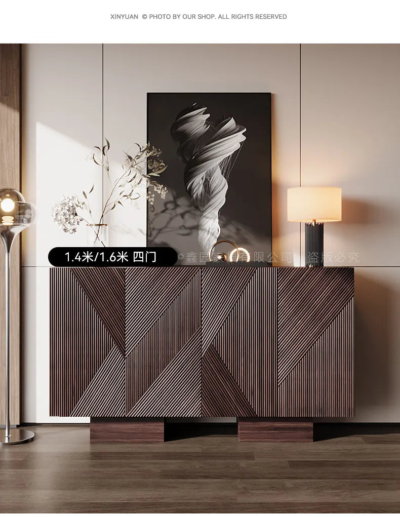 Armoire de rangement debout Novah pour salon, entrée ou bureau, avec portes et espace de stockage moderne.