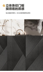 Armoire de rangement debout Novah pour salon, entrée ou bureau avec portes et espace de stockage moderne