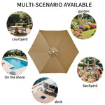 Housse de parapluie universelle Novah pour parasol, en tissu résistant, adaptée à divers modèles de parasols.