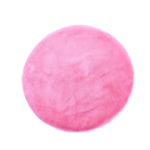 Tapis rond coloré en shaggy moderne pour salon, chambre ou salle de jeux, fabriqué par Novah, doux et vibrant.