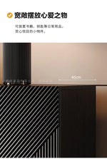 Meuble de rangement debout Novah pour salon, entrée ou bureau, avec portes et espace de stockage élégant.