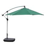 Parasol d'extérieur Novah 2022, grand parasol portable avec toile résistante pour le jardin ou la terrasse, parfait pour l'été