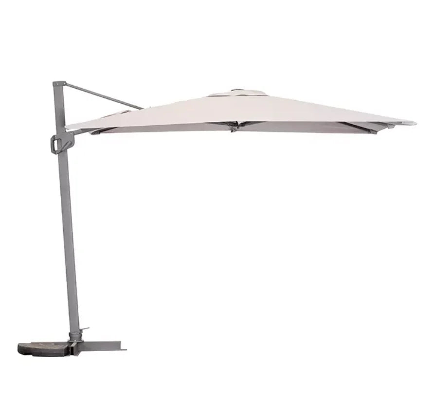 Parasol d'extérieur 2022 de la marque Novah, grand parasol pour jardin ou terrasse, avec tissu résistant et structure solide.