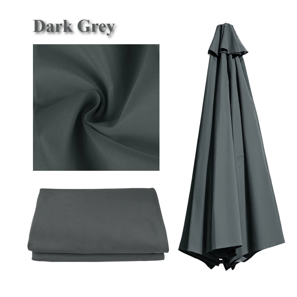 Housse de parapluie imperméable Novah pour parasol de remplacement, en tissu résistant à l'eau, visible dans l'image.