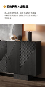 Meuble de rangement debout Novah pour salon, entrée ou bureau avec portes et espace de stockage.