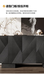 Meuble de rangement debout Novah pour salon, entrée ou bureau avec portes et espace de stockage moderne.