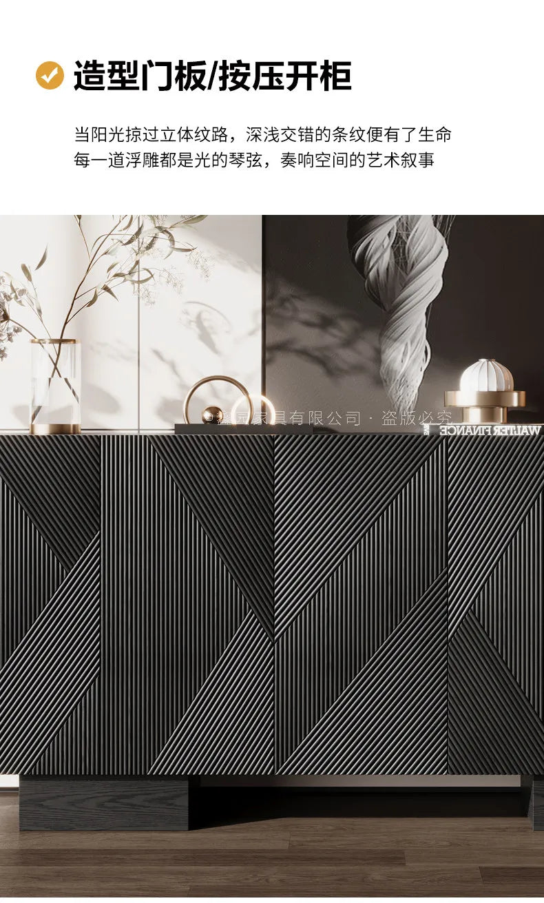 Meuble de rangement debout Novah pour salon, entrée ou bureau avec portes et espace de stockage moderne.