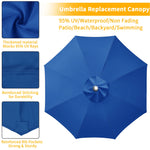 Housse de protection imperméable pour parapluie Novah, couvre-parasol de remplacement en tissu résistant à l'eau.