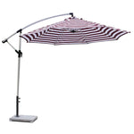 Parasol d'extérieur Novah 2022, grand parasol de jardin avec toile résistante pour l'ombre en plein air
