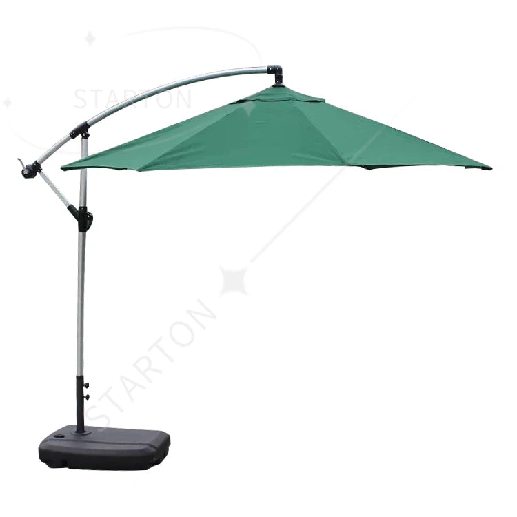 Parasol d'extérieur Novah 2022, grand parasol de jardin avec toile résistante pour protection solaire.