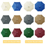 Tissu de remplacement pour parasol Novah, idéal pour canopy de jardin et patio extérieur, en tissu résistant et facile à installer
