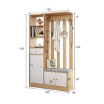 Armoire moderne Novah avec portes élégantes et espace de rangement spacieux pour chambre à coucher.
