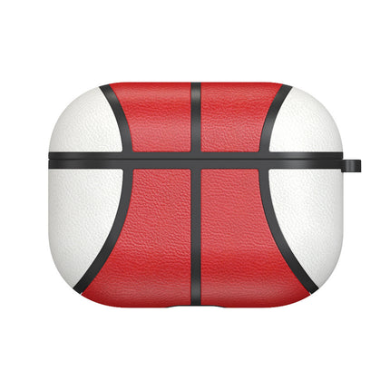 Compatible with Apple, Compatible with Apple , Applicable To Apple Airpods Pro Protective Sleeve NBA Basketball Headset Protective Shell Handmade Leather Anti-fall Protection