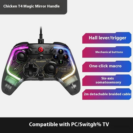 Game Handle Wired Handle Hall Rocker Machine