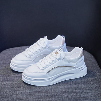 Fashion Personality Korean Style Women's Trendy White Shoes