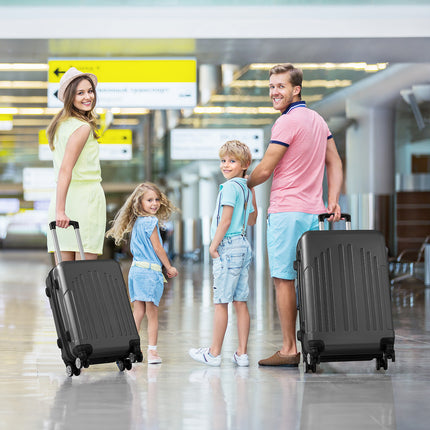 Three In One ABS PC Suitcase 20in 24in 28in Suitcase